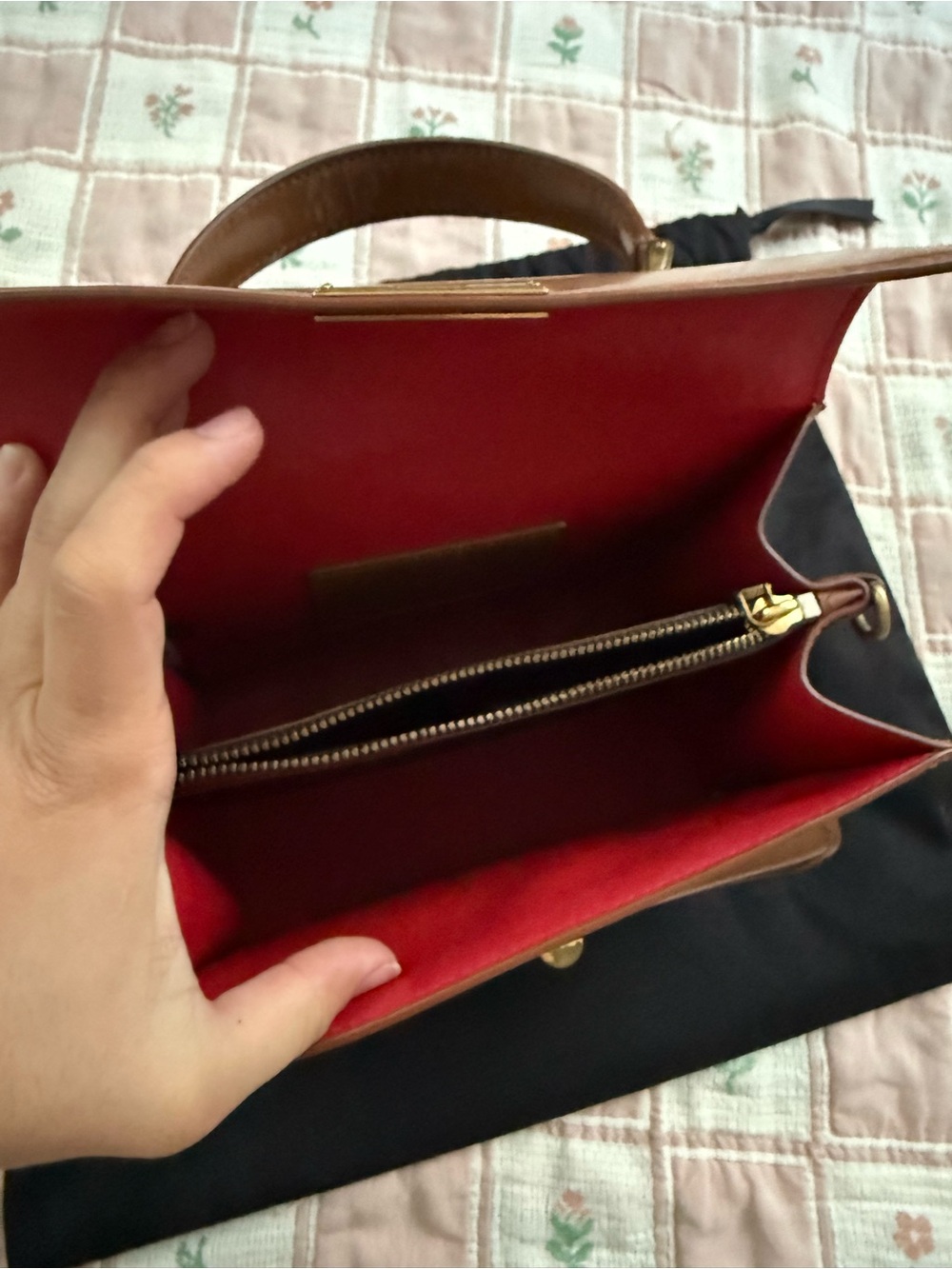 Marc Jacobs Tan Leather Top-Handle Satchel - Picture 3 of 7